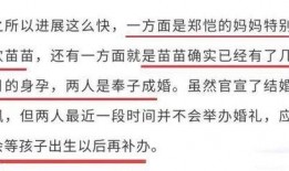 最新八卦圈爆料苗苗,神秘男友身份引网友热议